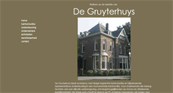 Desktop Screenshot of degruyterhuys.nl
