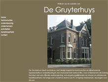 Tablet Screenshot of degruyterhuys.nl
